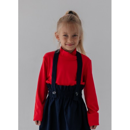 Детский гольф в рубчике | Размеры 86–158 | Украинский производитель Красный